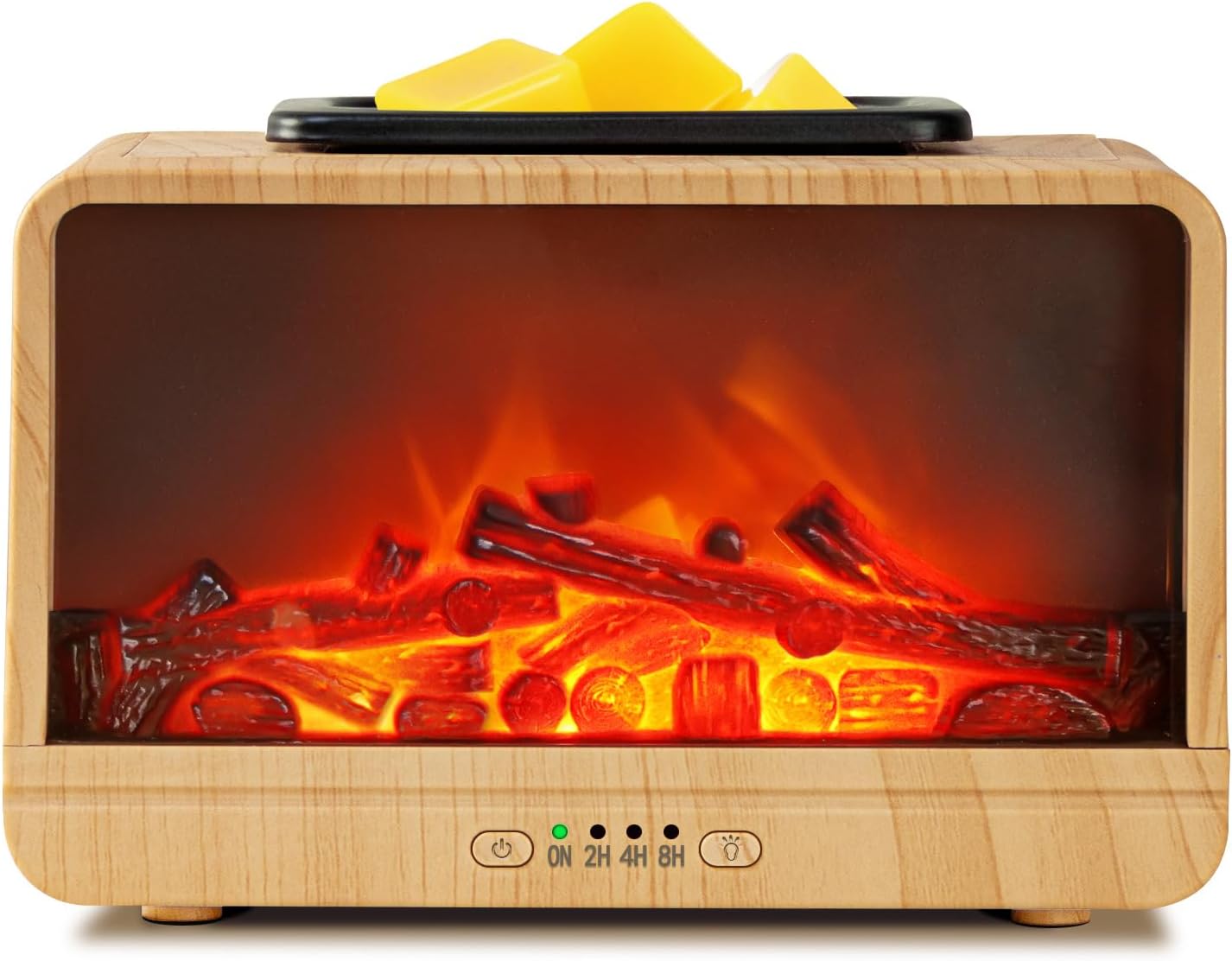 electric dynamic flame fireplace wax burner