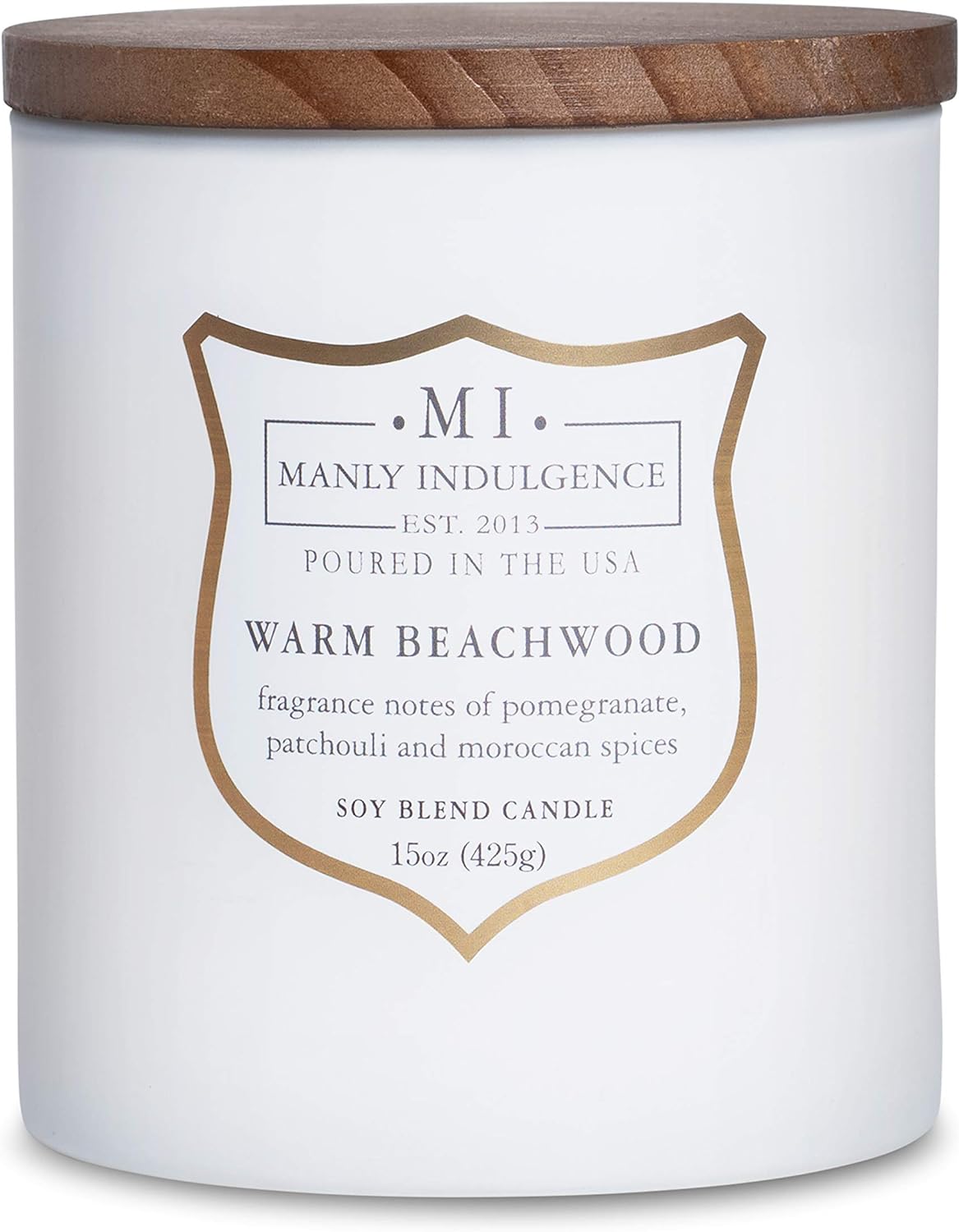 manly indulgence black sandalwood scented candle for men
