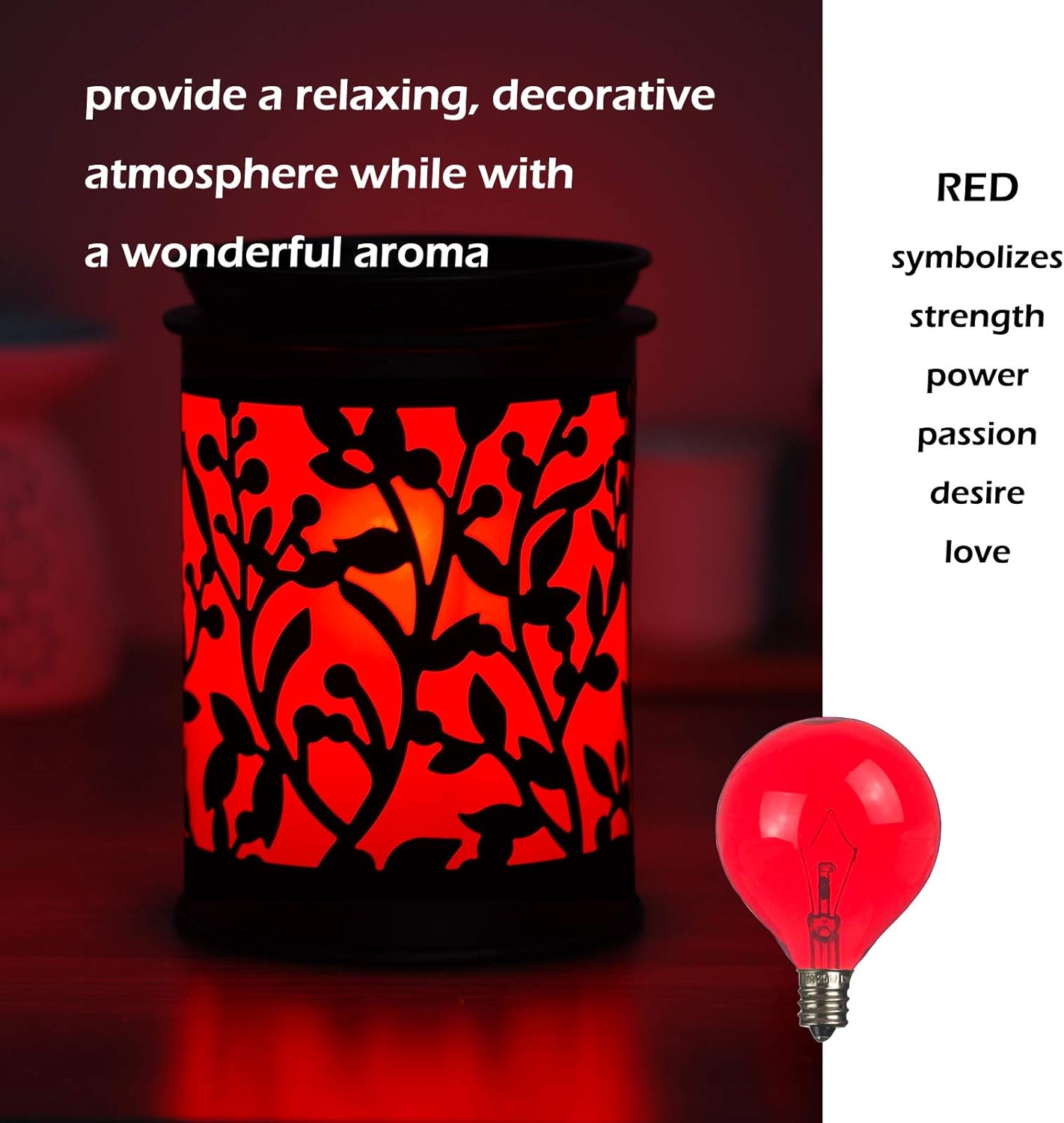 red scentsy bulb